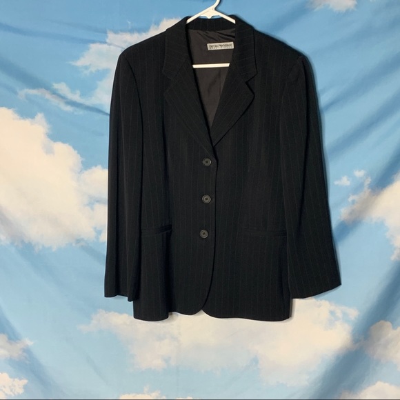 Emporio Armani Other - Emporio Armani- Black Jacket w/Pinstripes